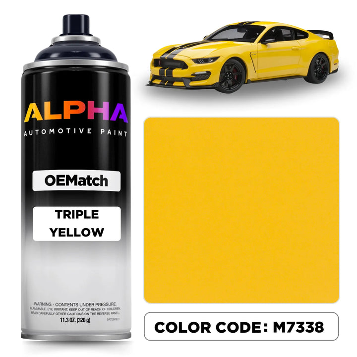 Ford Triple Yellow M7338 | OEMatch Spray Can