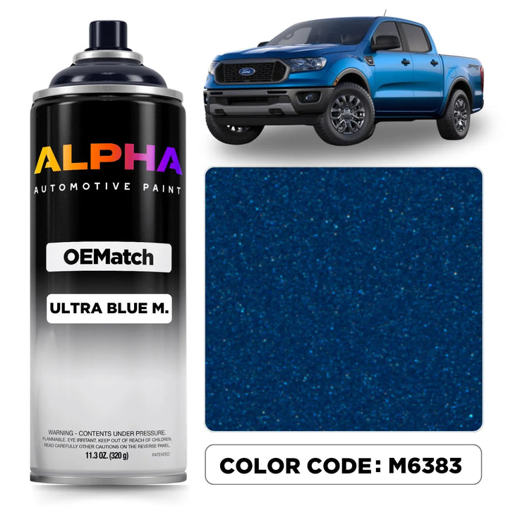 Ford Ultra Blue Metallic M6383 | OEMatch Spray Can
