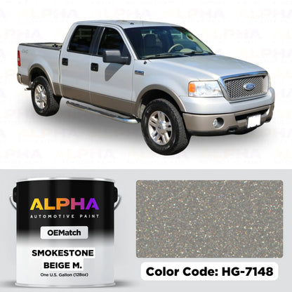 Ford Smokestone Beige Metallic HG-7148 | OEMatch Basecoat
