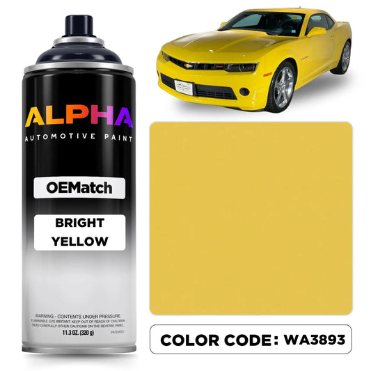 GM Bright Yellow WA3893 | OEMatch Spray Can