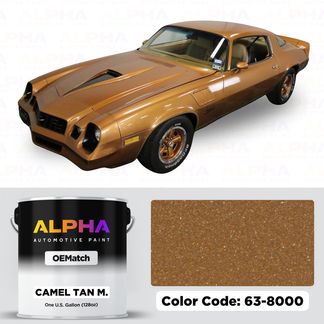 GM Camel Tan Metallic 63-8000 | OEMatch Basecoat