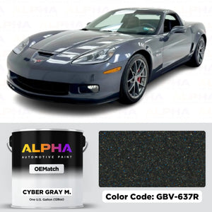 GM Cyber Gray Metallic GBV-637R / 57-637R | OEMatch Basecoat