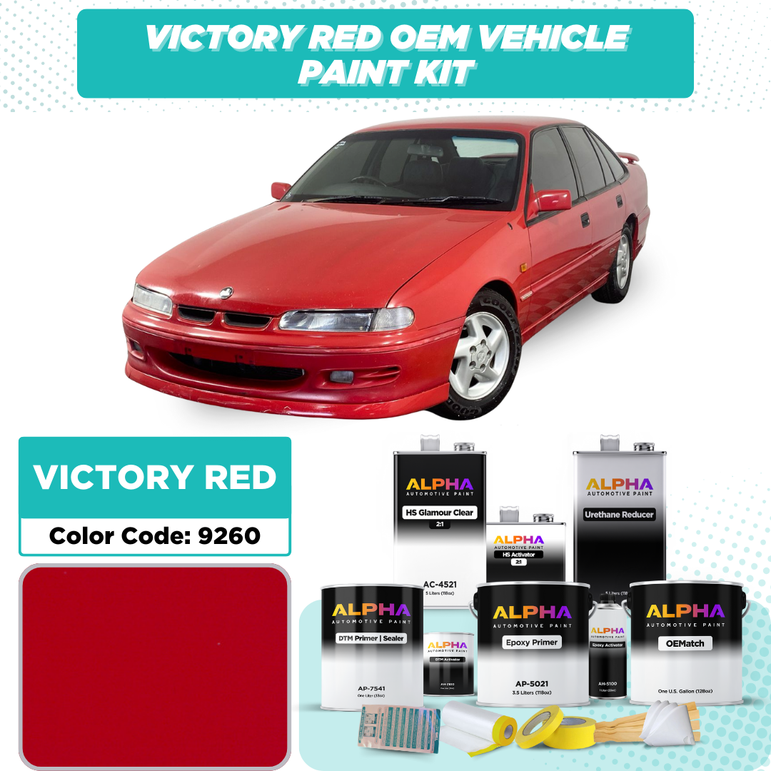 GM Holden (AUS) Victory Red 9260 / 74-9260 | OEMatch Vehicle Paint Kit