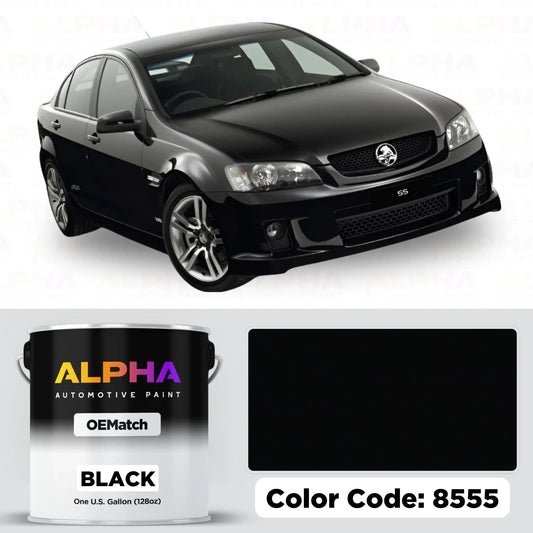 GM Holden (AUS) Black 8555 / 41-8555 | OEMatch Basecoat