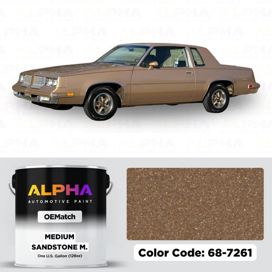 GM Medium Sandstone Metallic 68-7261 | OEMatch Basecoat