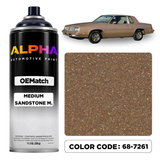 GM Medium Sandstone Metallic 68-7261 | OEMatch Spray Can