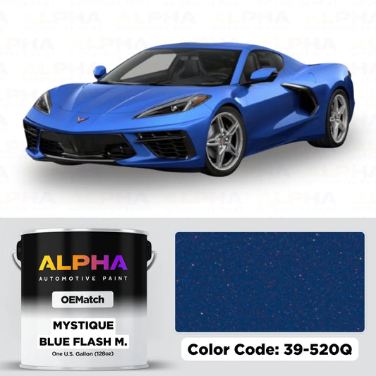 GM Mystique Blue Flash Metallic 39-520Q | OEMatch Basecoat