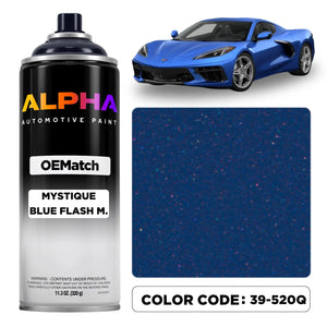 GM Mystique Blue Flash Metallic 39-520Q | OEMatch Spray Can