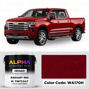 GM Radiant Red Metallic Tintcoat WA170H | OEMatch Basecoat