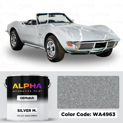 GM Silver Metallic WA4963 / 13-4963 | OEMatch Basecoat