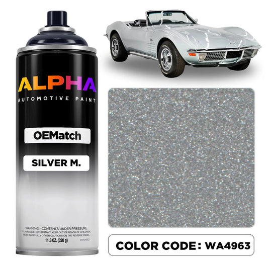 GM Silver Metallic WA4963 / 13-4963 | OEMatch Spray Can