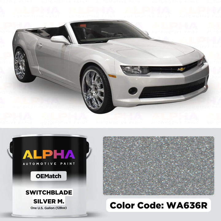 GM Switchblade Silver Metallic WA636R / 17-636R | OEMatch Basecoat