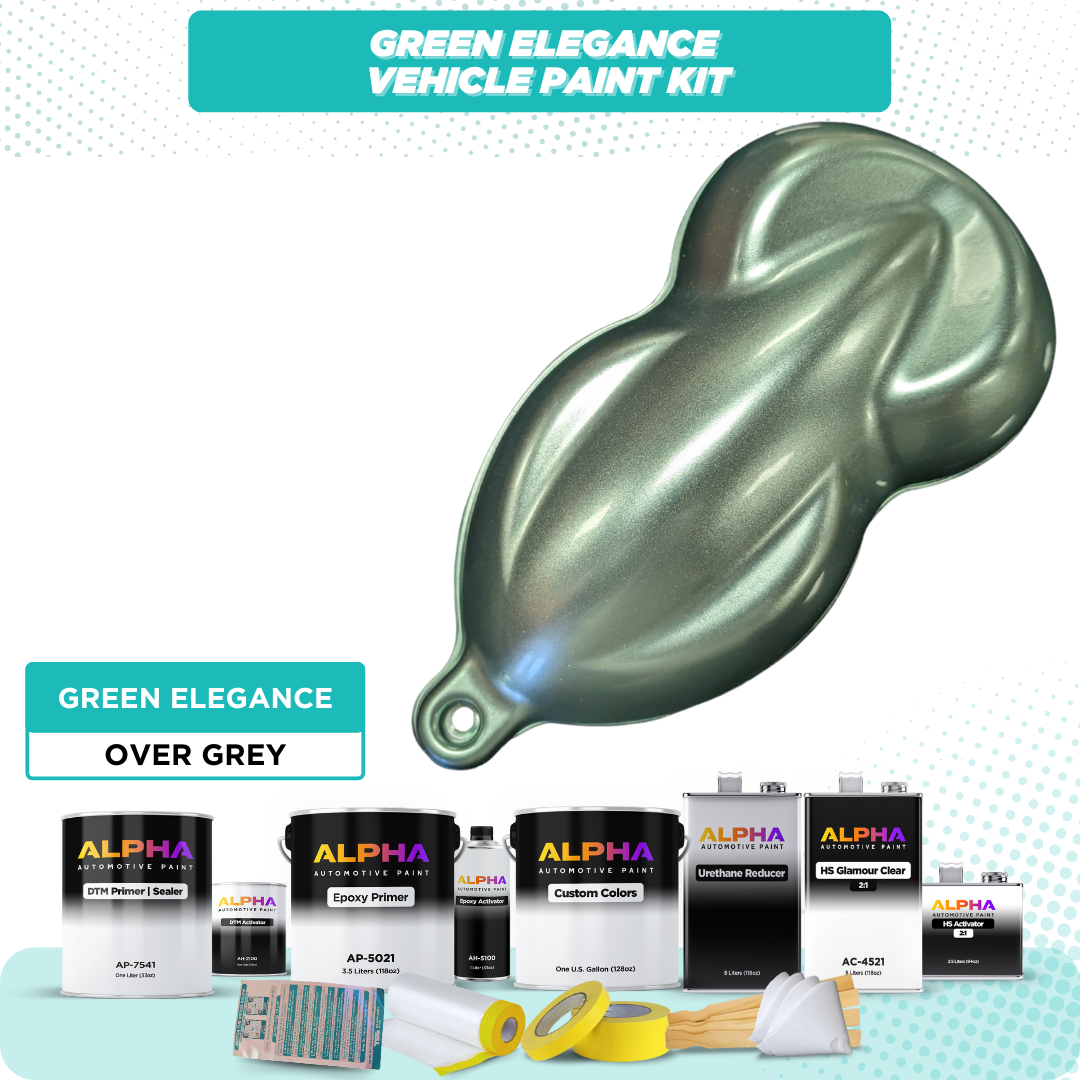 Green Elegance Car Kit (Grey Ground Coat)