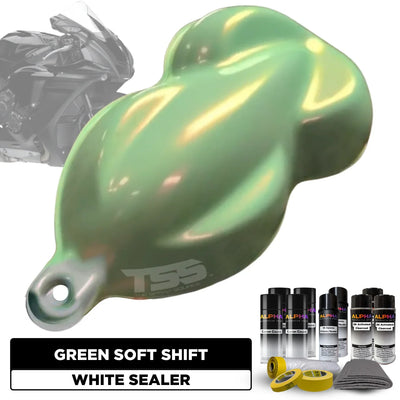 Green Soft Shift Motorcycle Paint Kit