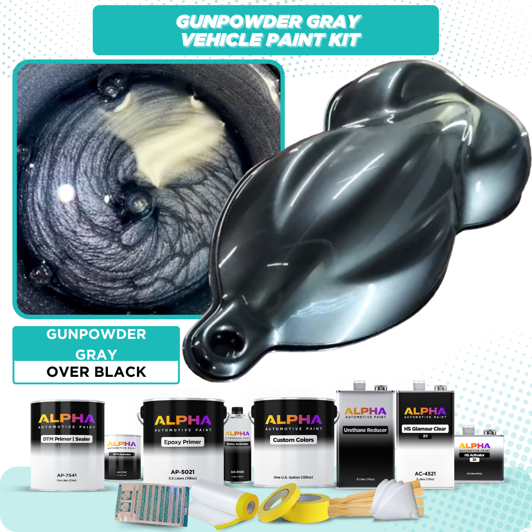 Gunpowder Gray Vehicle Paint Kit