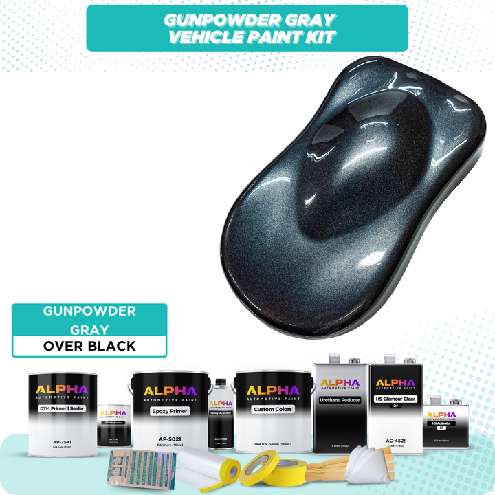 Gunpowder Gray Vehicle Paint Kit