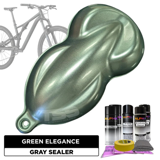 Green Elegance Bike Paint Kit