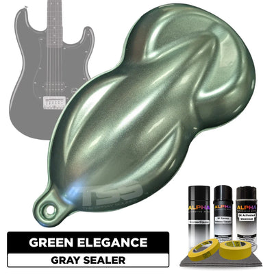 Green Elegance Guitar Paint Kit