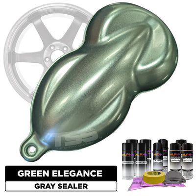 Green Elegance Wheel Paint Kit