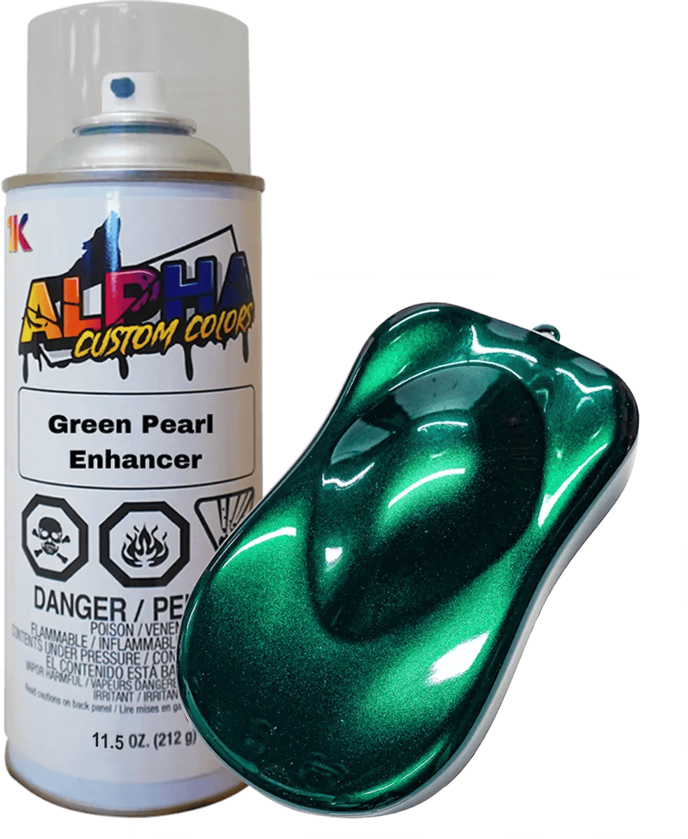 Green Pearl Enhancer Spray Can Midcoat