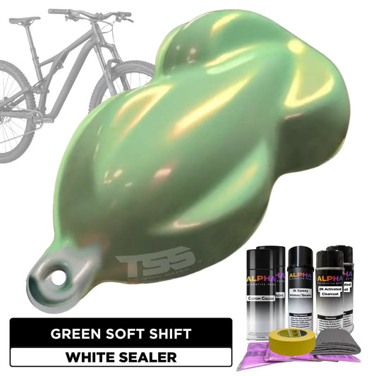 Green Soft Shift Bike Paint Kit