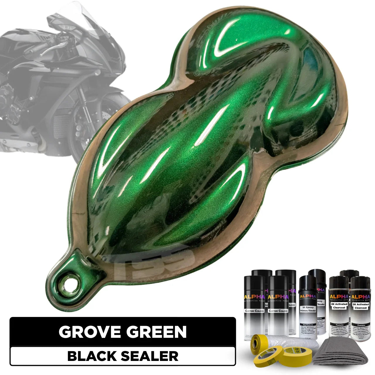 Grove Green Motorcycle Paint Kit – The Spray Source