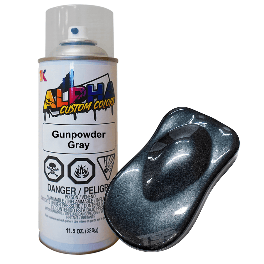 Gunpowder Gray Spray Can Midcoat - The Spray Source - Alpha Pigments