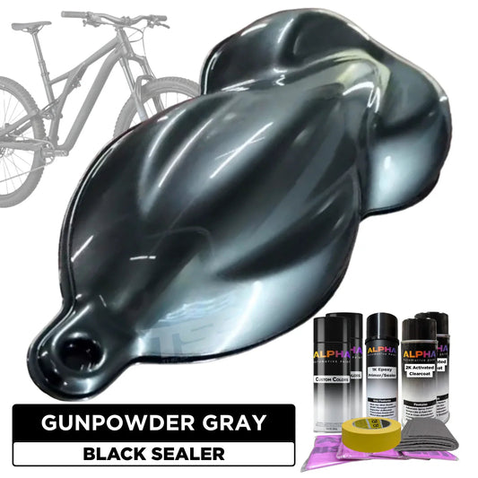 Gunpowder Gray Bike Paint Kit