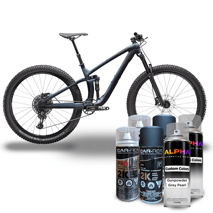 Gunpowder Gray Bike Paint Kit