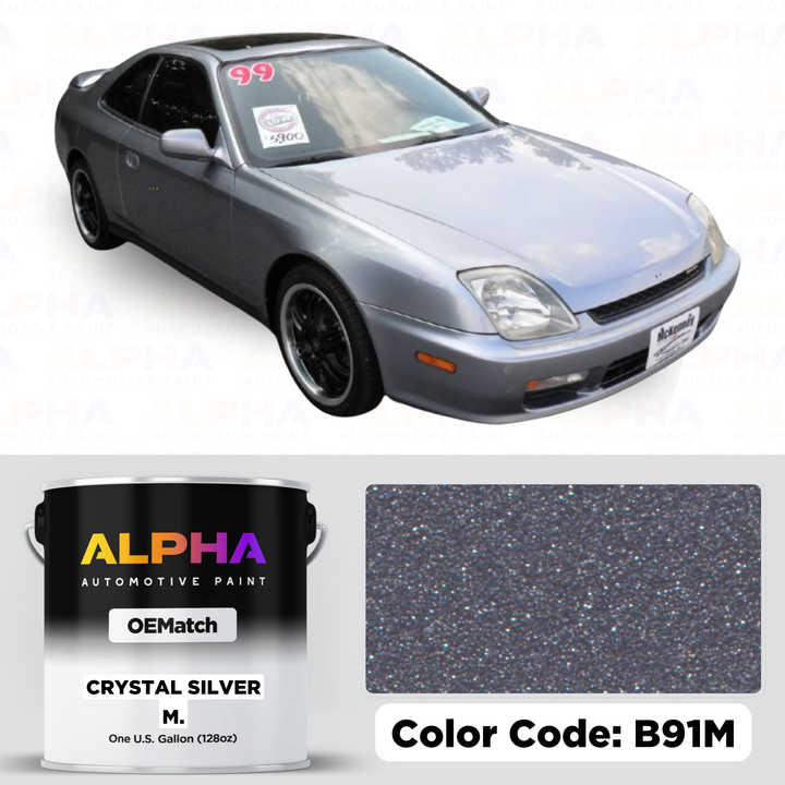 Honda Crystal Silver Metallic B91M | OEMatch Basecoat