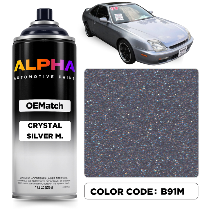 Honda Crystal Silver Metallic B91M | OEMatch Spray Can