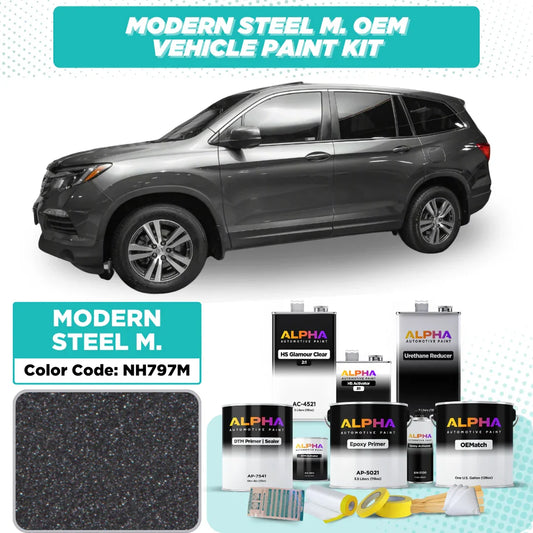 HONDA MODERN STEEL M. NH797M | OEMatch Vehicle Paint Kit
