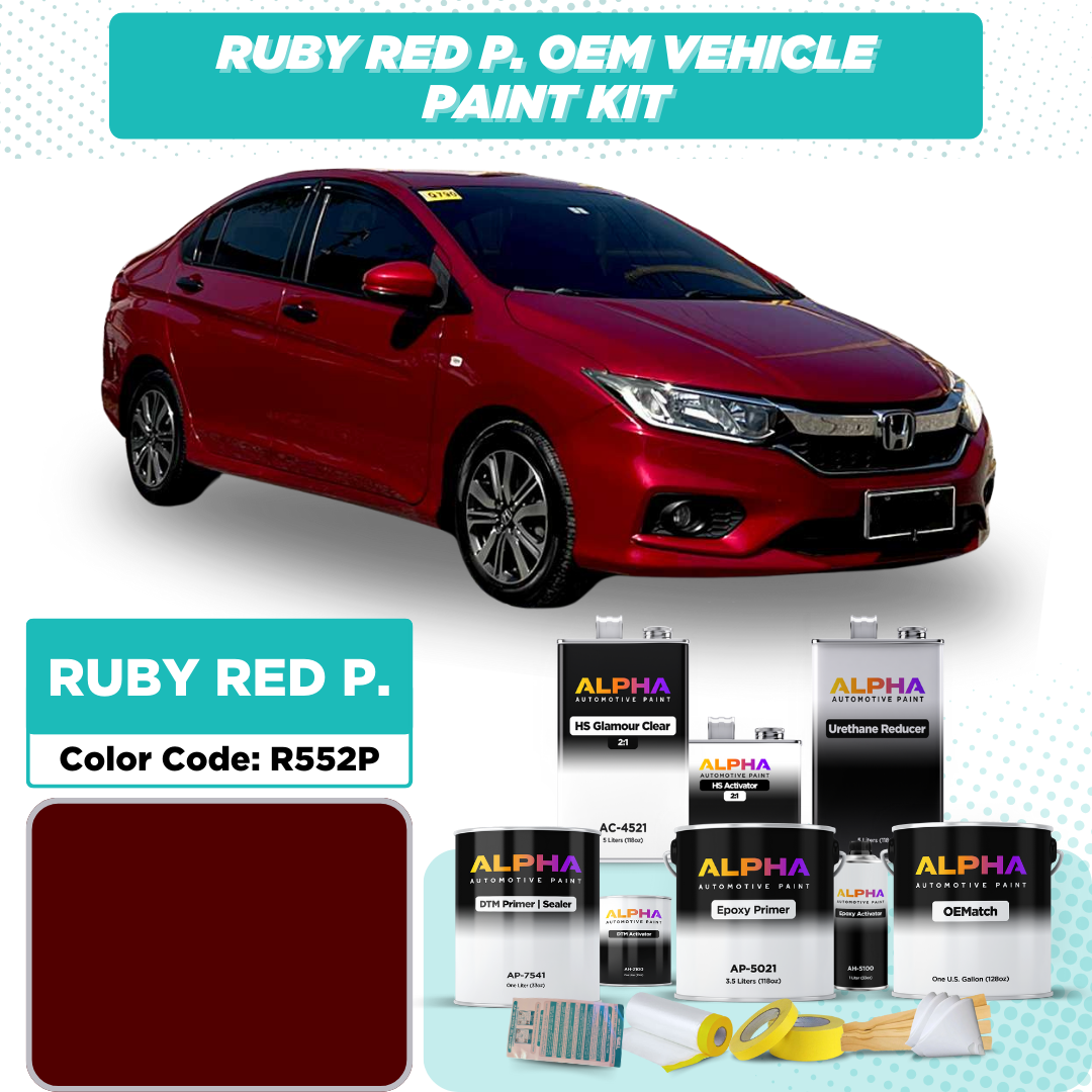 Honda Ruby Red Pearl R552P | OEMatch Vehicle Paint Kit