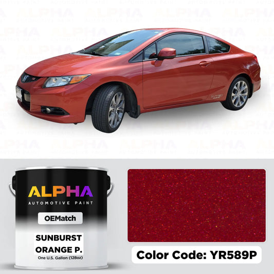 Honda Sunburst Orange Pearl YR589P | OEMatch Basecoat