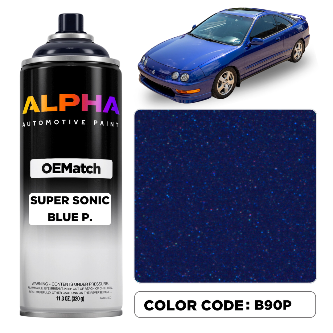 Honda Super Sonic Blue Pearl B90P | OEMatch Spray Can