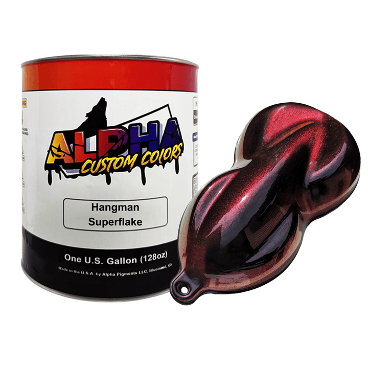 Hangman Superflake Paint Basecoat Midcoat - The Spray Source - Alpha Pigments