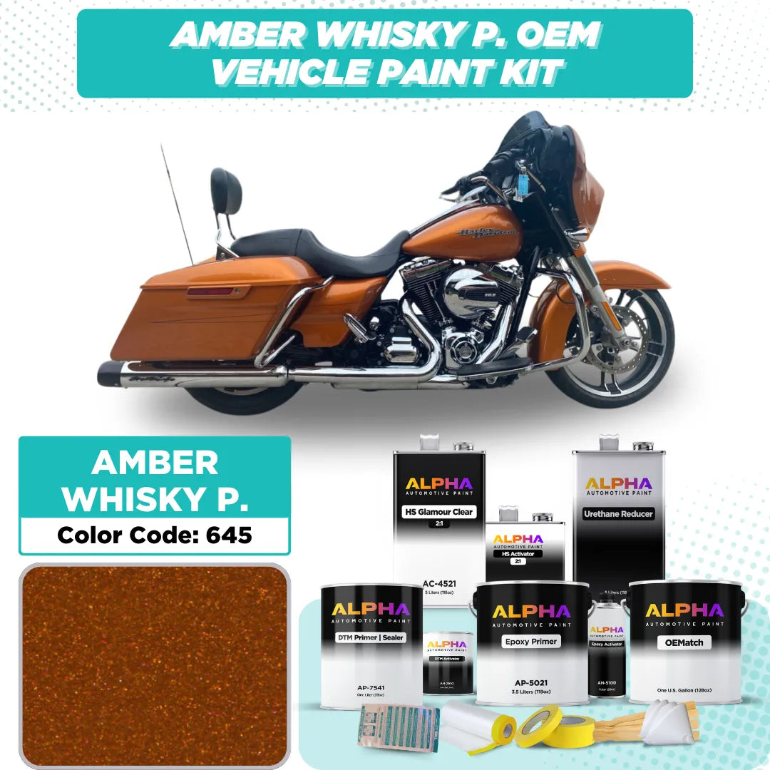 Harley-Davidson Amber Whisky P. 645 | OEMatch Vehicle Paint Kit