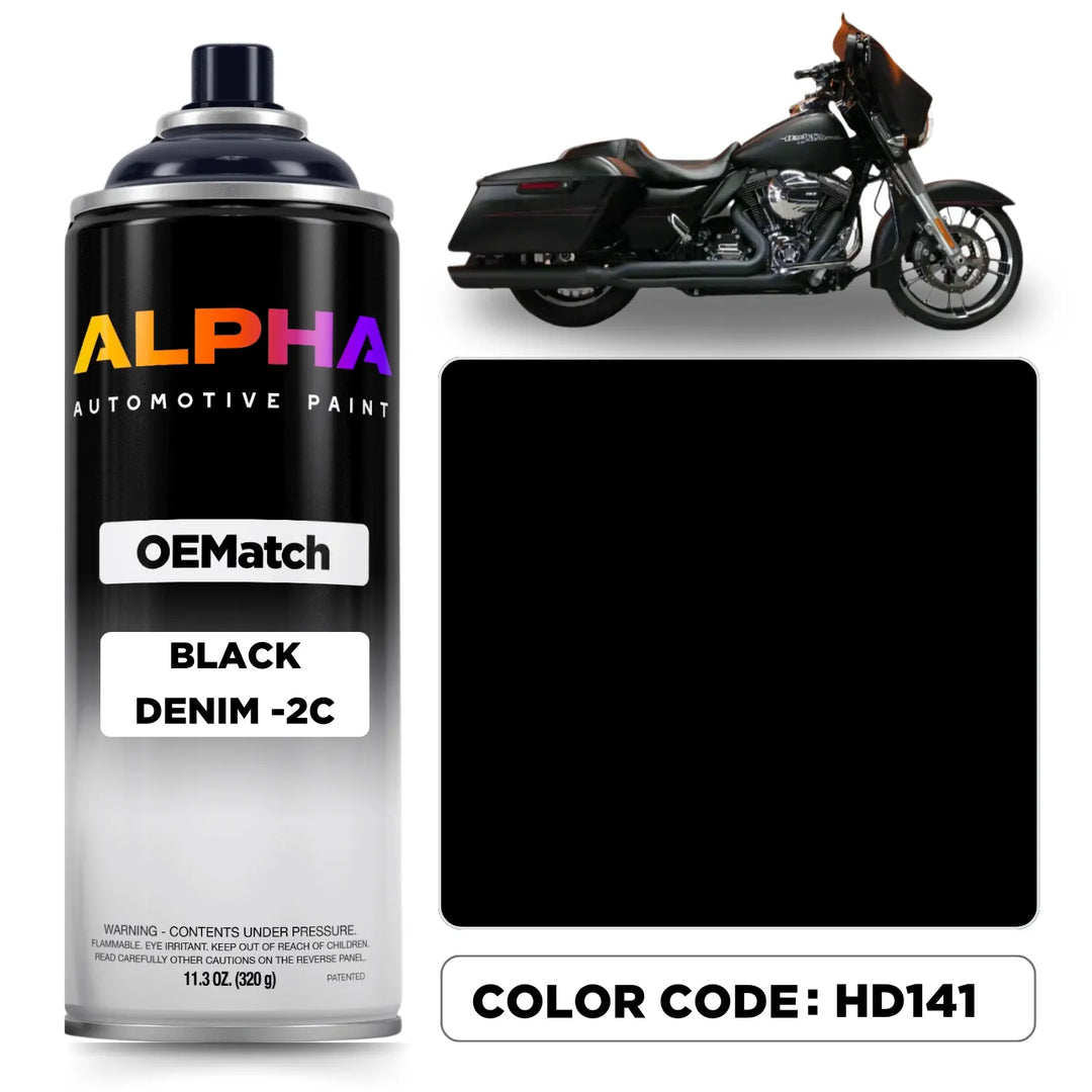Harley-Davidson Black Denim -2C HD141 | OEMatch Spray Can
