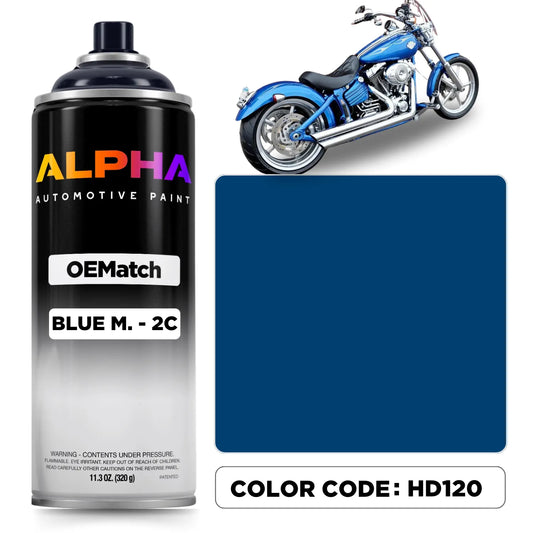 Harley-Davidson Blue Metallic 2C HD120 | OEMatch Spray Can
