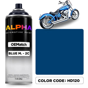Harley-Davidson Blue Metallic 2C HD120 | OEMatch Spray Can