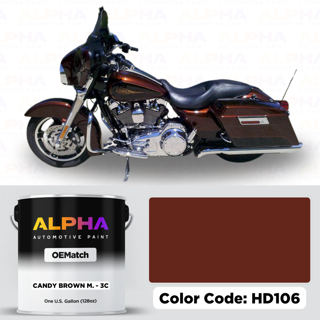 Harley-Davidson Candy Brown Metallic 3C HD106 | OEMatch Basecoat