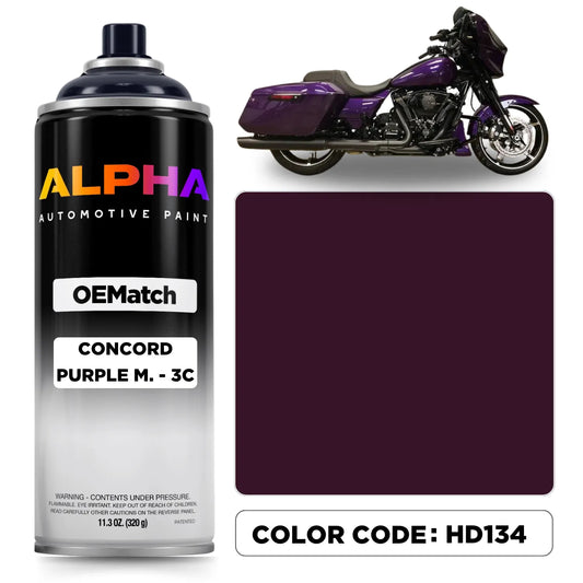 Harley-Davidson Concord Purple Metallic - 3C HD134 | OEMatch Spray Can