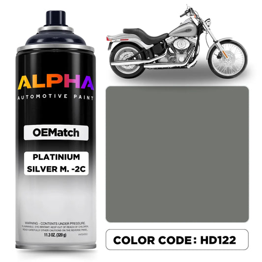 Harley-Davidson Platinum Silver Metallic 2C HD122 | OEMatch Spray Can