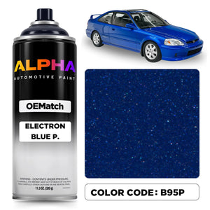 Honda Electron Blue Pearl B95P | OEMatch Spray Can