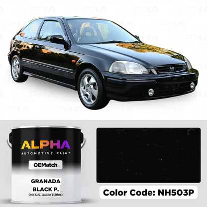 Honda Granada Black Pearl NH503P | OEMatch Basecoat