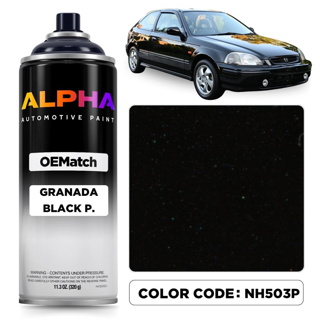 Honda Granada Black Pearl NH503P | OEMatch Spray Can