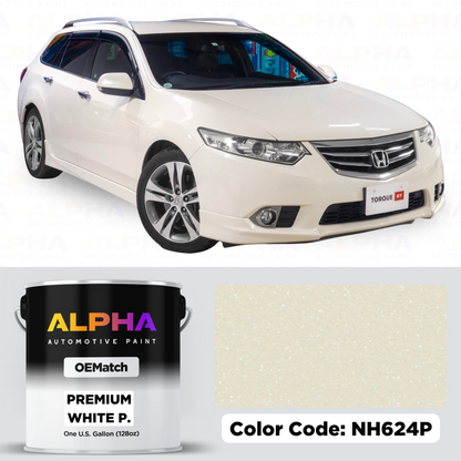 Honda Premium White Pearl NH624P | OEMatch Basecoat