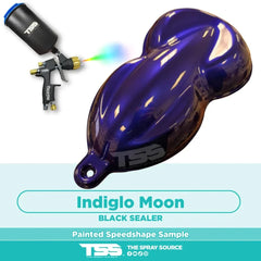 Indiglo Moon Painted Sample (Black Ground Coat)