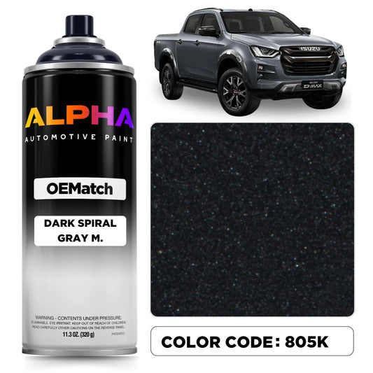 Isuzu Dark Spiral Gray Metallic 805K / 62-805K | OEMatch Spray Can