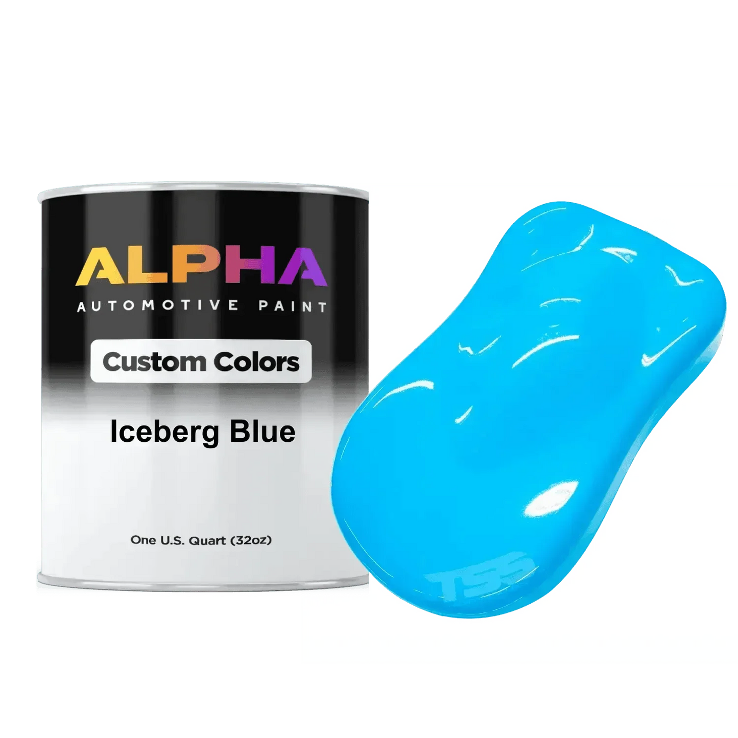 Iceberg Blue Paint Basecoat